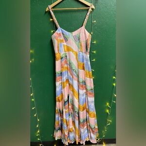 Hutch White and Peach Dress